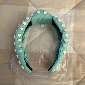 Stoney Clover Lane x Lele Sadoughi Cotton Candy Mother Of Pearl Hearts Headband